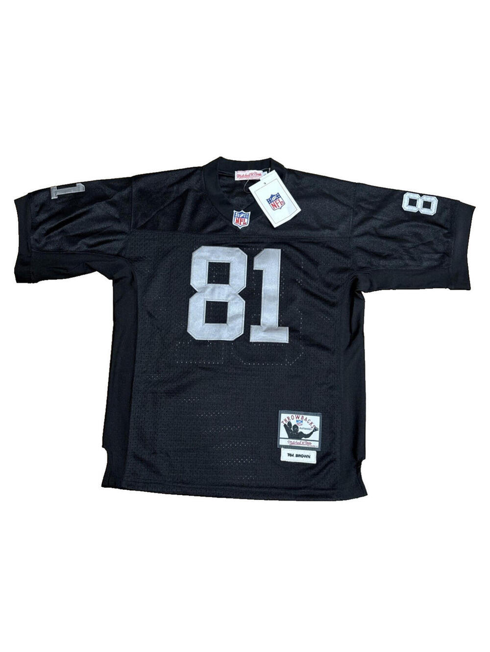 Tim Brown Oakland Raiders 1997 Legacy Jersey Black Size Youth Large NWT Football